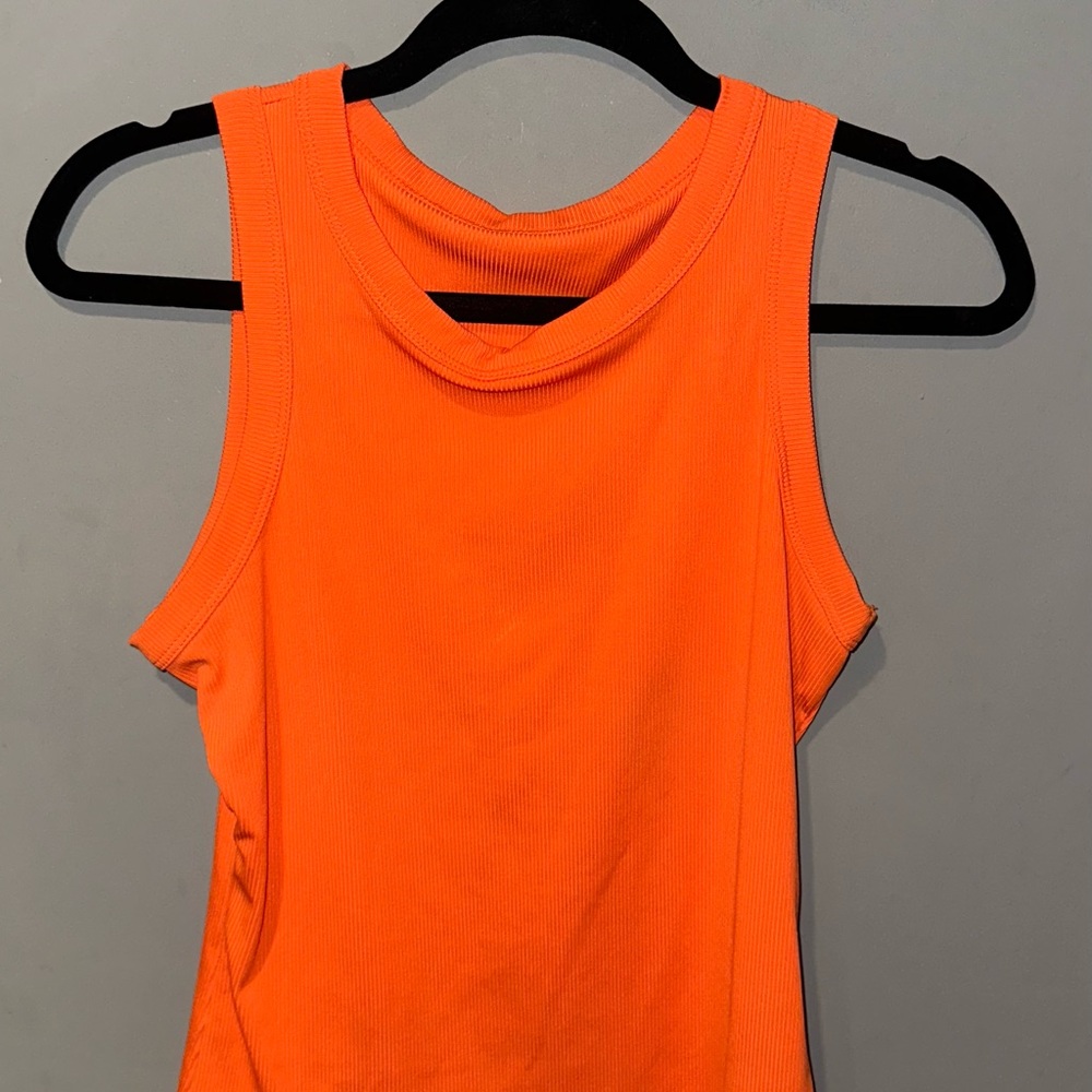 Orange Sleeveless Women's Top